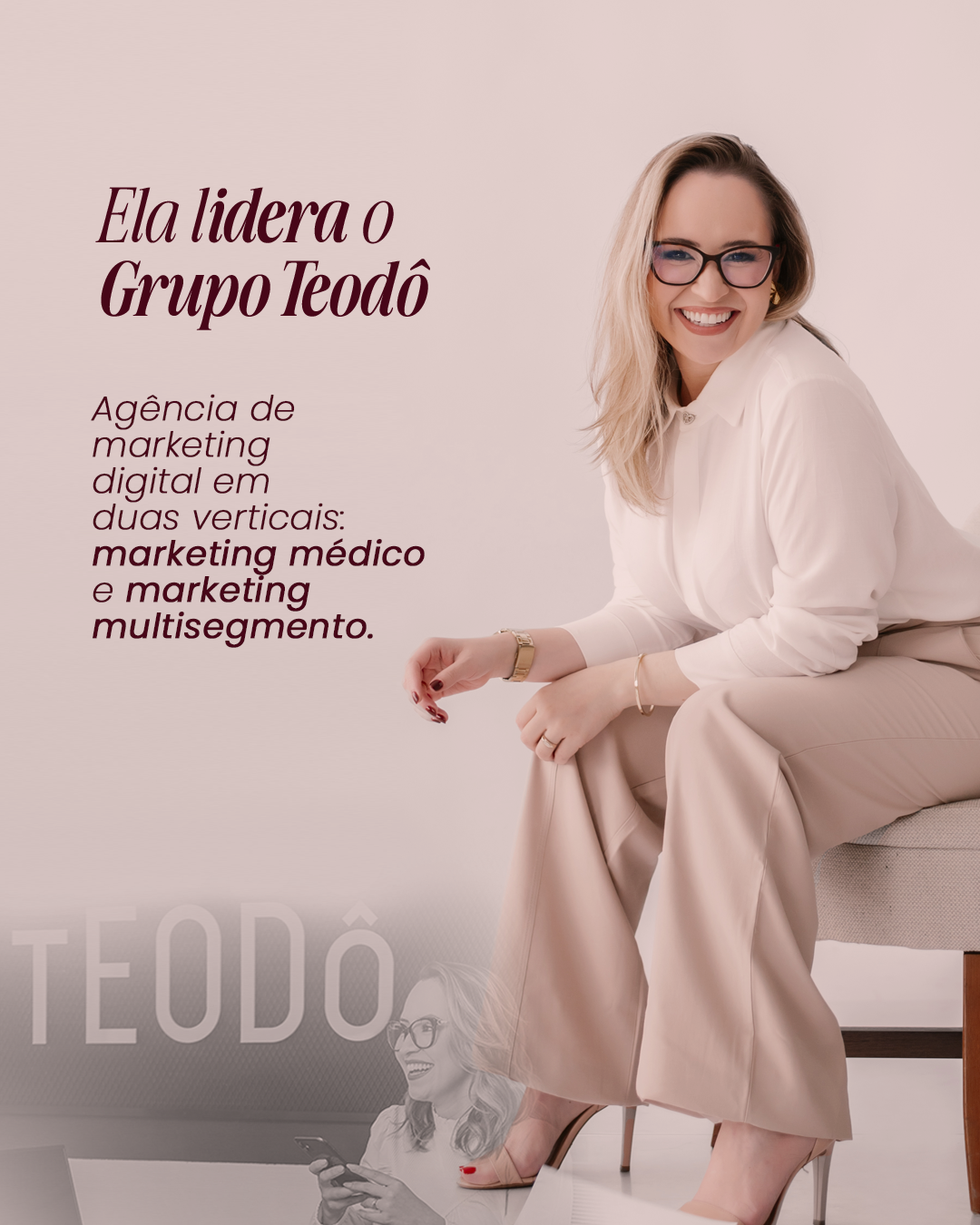 Ela lidera